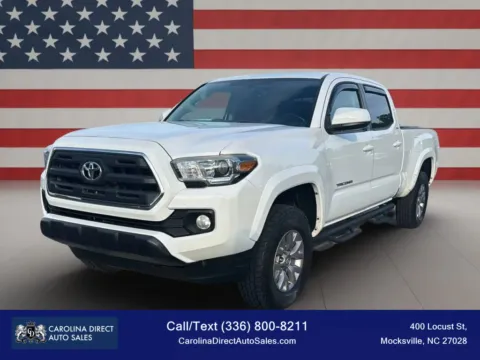 White 2016 Toyota Tacoma Double Cab SR5 Pickup 4D 6 ft for sale in Mocksville, NC