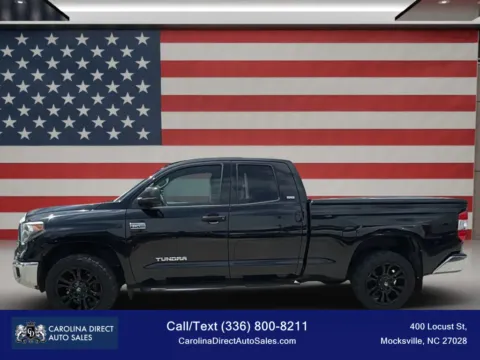 Black 2018 Toyota Tundra Double Cab SR5 Pickup 4D 6 1/2 ft for sale in Mocksville, NC