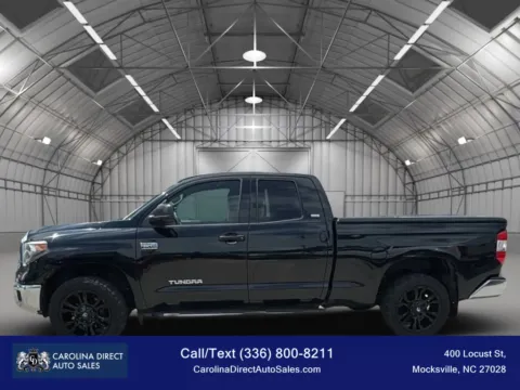 Black 2018 Toyota Tundra Double Cab SR5 Pickup 4D 6 1/2 ft for sale in Mocksville, NC