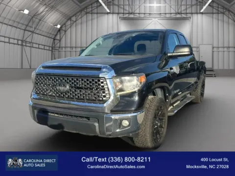 Black 2018 Toyota Tundra Double Cab SR5 Pickup 4D 6 1/2 ft for sale in Mocksville, NC
