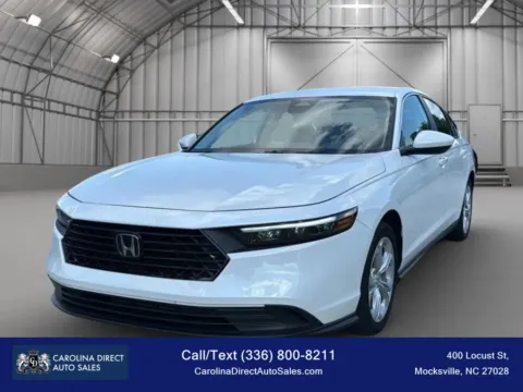 White 2023 Honda Accord LX Sedan 4D for sale in Mocksville, NC