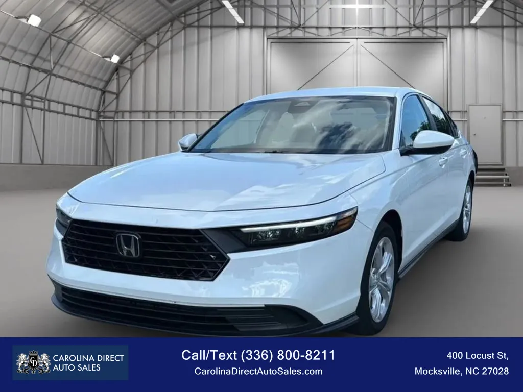 White 2023 Honda Accord LX Sedan 4D for sale in Mocksville, NC