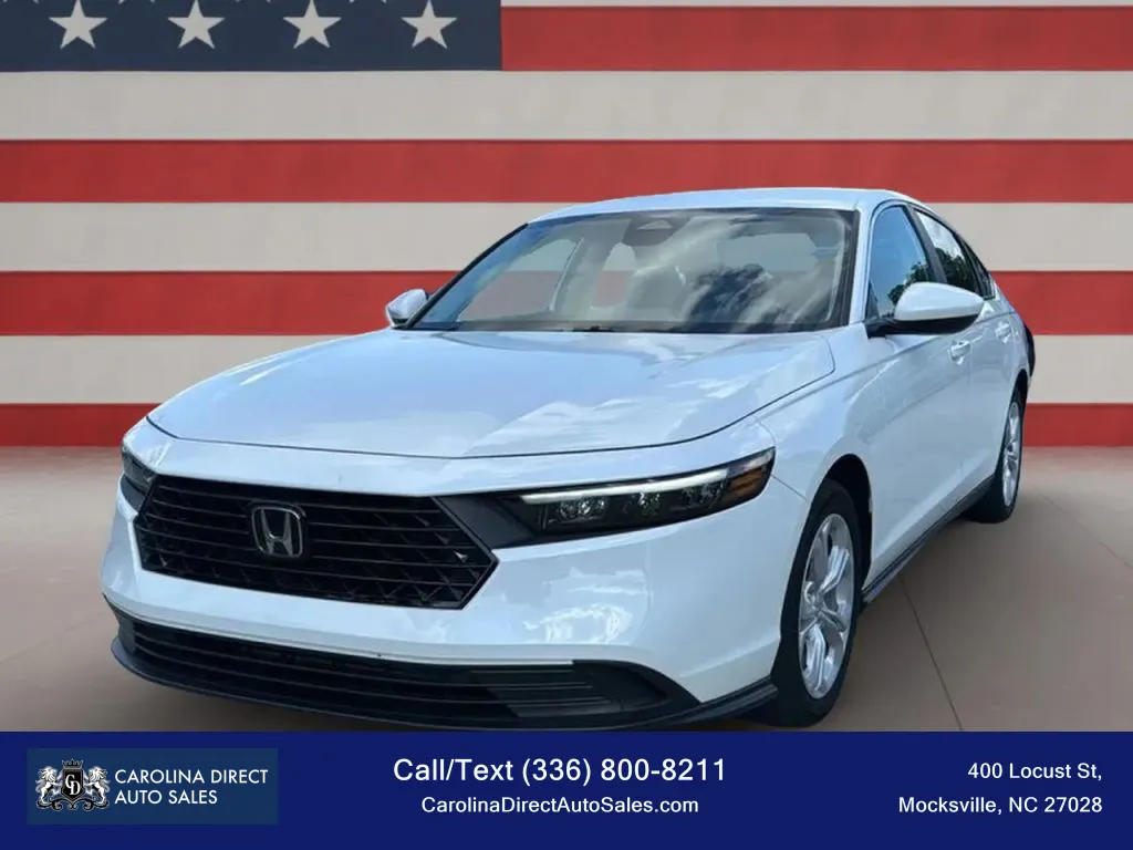 White 2023 Honda Accord LX Sedan 4D for sale in Mocksville, NC