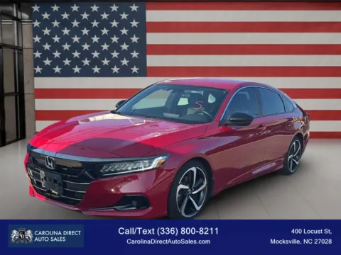 Photos of 2021 Honda Accord Sport Sedan 4D for sale in Mocksville, NC at Carolina Direct Auto Sales