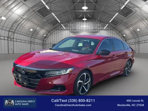 Photos of 2021 Honda Accord Sport Sedan 4D for sale in Mocksville, NC at Carolina Direct Auto Sales