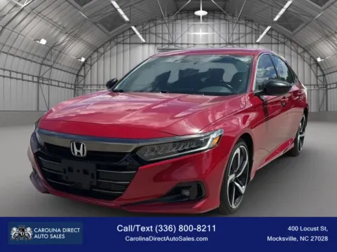 Red 2021 Honda Accord Sport Sedan 4D for sale in Mocksville, NC