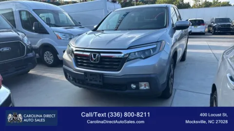 Silver 2018 Honda Ridgeline RTL-T Pickup 4D 5 ft for sale in Mocksville, NC
