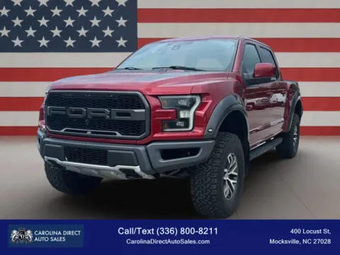 Red 2017 Ford F-150 SuperCrew Cab Raptor Pickup 4D 5 1/2 ft for sale in Mocksville, NC