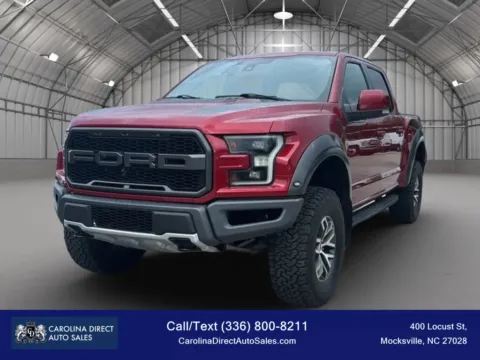 Red 2017 Ford F-150 SuperCrew Cab Raptor Pickup 4D 5 1/2 ft for sale in Mocksville, NC