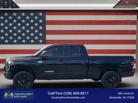Black 2016 Toyota Tundra Double Cab SR5 Pickup 4D 6 1/2 ft for sale in Mocksville, NC