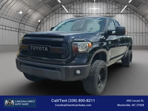 Black 2016 Toyota Tundra Double Cab SR5 Pickup 4D 6 1/2 ft for sale in Mocksville, NC