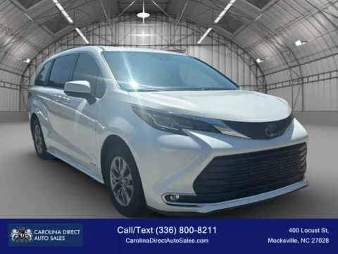 Another view of 2021 Toyota Sienna XLE Minivan 4D for sale in Mocksville, NC at Carolina Direct Auto Sales