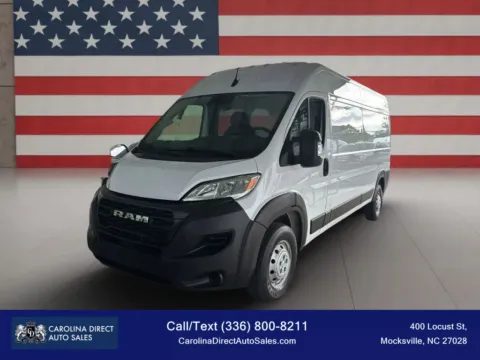White 2023 Ram ProMaster Cargo Van 3500 High Roof Van 3D for sale in Mocksville, NC
