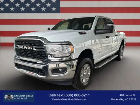 White 2024 Ram 2500 Crew Cab Big Horn Pickup 4D 6 1/3 ft for sale in Mocksville, NC