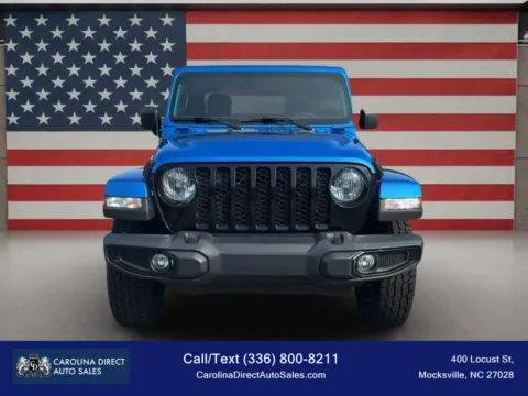 Photos of 2021 Jeep Gladiator Willys Pickup 4D 5 ft for sale in Mocksville, NC at Carolina Direct Auto Sales