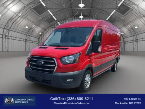 Red 2020 Ford Transit 250 Cargo Van Medium Roof w/LWB Van 3D for sale in Mocksville, NC