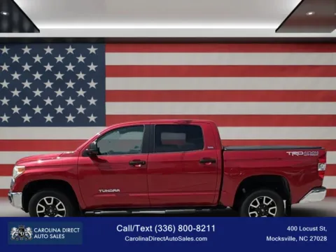 Red 2014 Toyota Tundra CrewMax SR5 Pickup 4D 5 1/2 ft for sale in Mocksville, NC