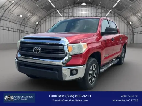 Red 2014 Toyota Tundra CrewMax SR5 Pickup 4D 5 1/2 ft for sale in Mocksville, NC
