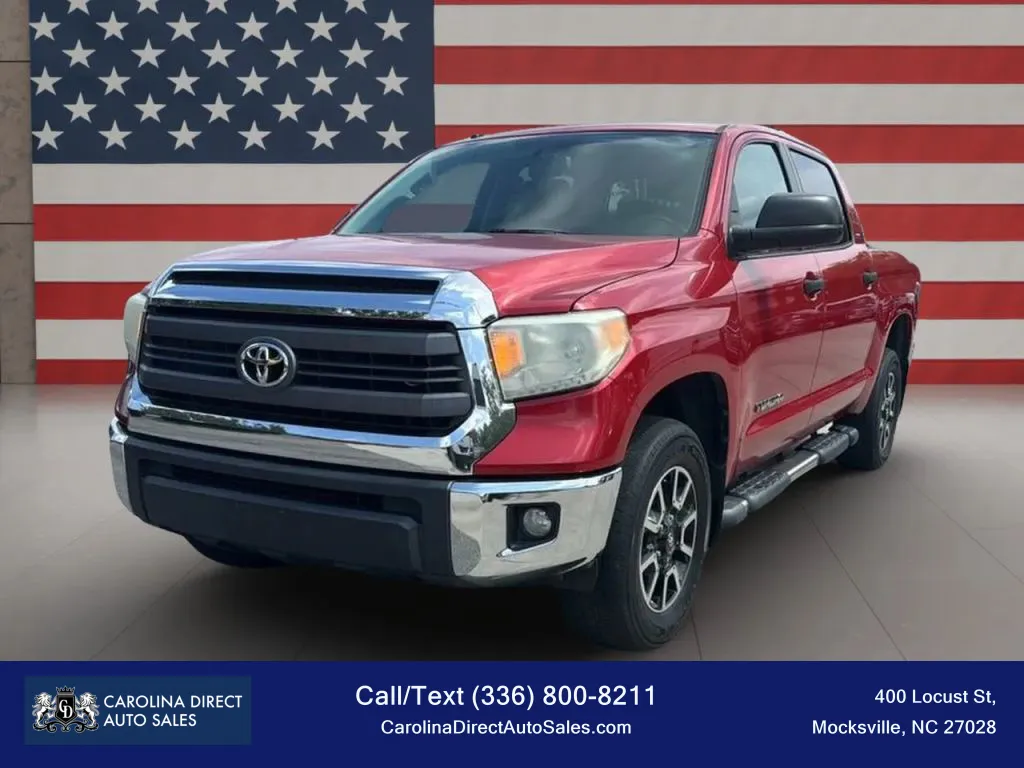 Red 2014 Toyota Tundra CrewMax SR5 Pickup 4D 5 1/2 ft for sale in Mocksville, NC