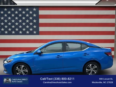 Blue 2023 Nissan Sentra SV Sedan 4D for sale in Mocksville, NC