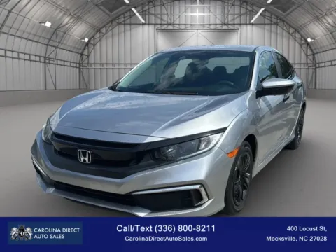 Silver 2021 Honda Civic LX Sedan 4D for sale in Mocksville, NC