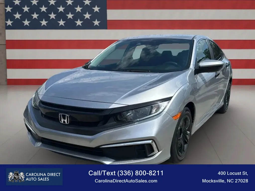 Silver 2021 Honda Civic LX Sedan 4D for sale in Mocksville, NC