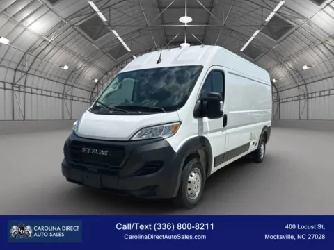 White 2023 Ram ProMaster Cargo Van 2500 High Roof Van 3D for sale in Mocksville, NC