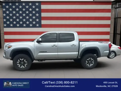 Silver 2017 Toyota Tacoma Double Cab TRD Off-Road Pickup 4D 5 ft for sale in Mocksville, NC