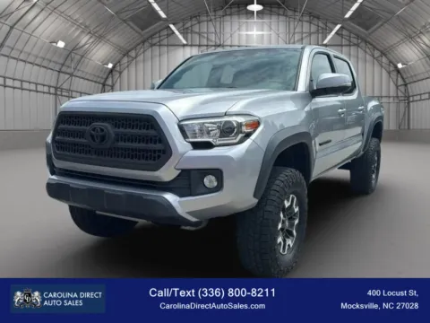 Silver 2017 Toyota Tacoma Double Cab TRD Off-Road Pickup 4D 5 ft for sale in Mocksville, NC