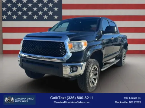 Black 2016 Toyota Tundra CrewMax SR5 Pickup 4D 5 1/2 ft for sale in Mocksville, NC