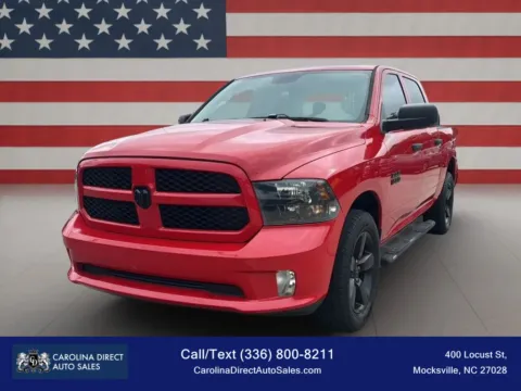 Red 2018 Ram 1500 Crew Cab Express Pickup 4D 5 1/2 ft for sale in Mocksville, NC
