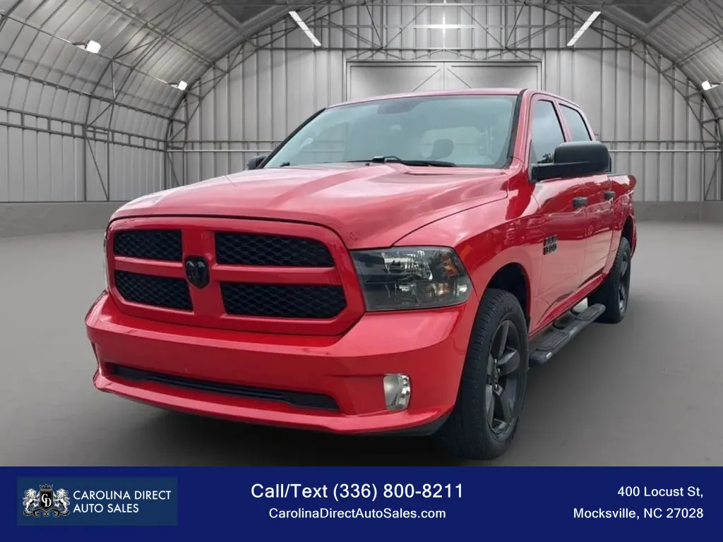 Red 2018 Ram 1500 Crew Cab Express Pickup 4D 5 1/2 ft for sale in Mocksville, NC