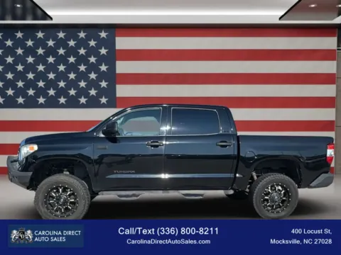 Black 2014 Toyota Tundra CrewMax SR5 Pickup 4D 5 1/2 ft for sale in Mocksville, NC