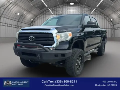 Black 2014 Toyota Tundra CrewMax SR5 Pickup 4D 5 1/2 ft for sale in Mocksville, NC