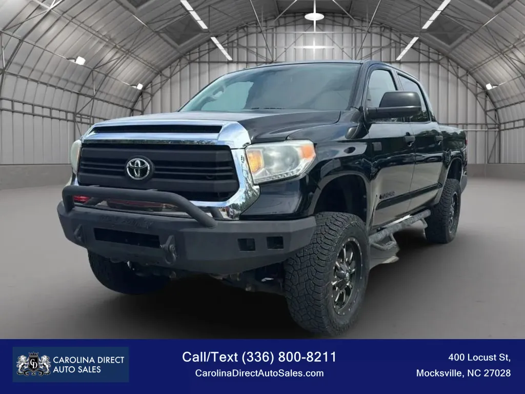 Black 2014 Toyota Tundra CrewMax SR5 Pickup 4D 5 1/2 ft for sale in Mocksville, NC