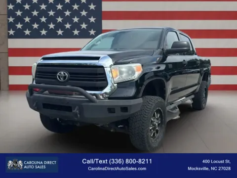 Black 2014 Toyota Tundra CrewMax SR5 Pickup 4D 5 1/2 ft for sale in Mocksville, NC