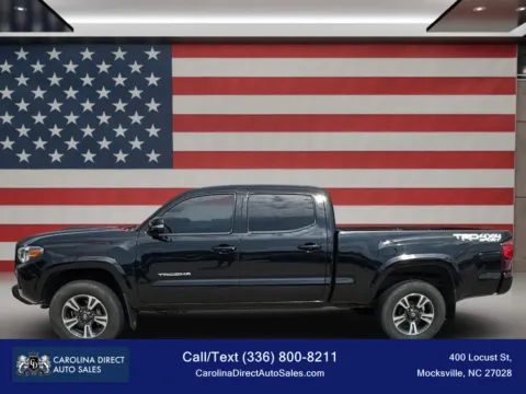 Black 2018 Toyota Tacoma Double Cab SR5 Pickup 4D 6 ft for sale in Mocksville, NC