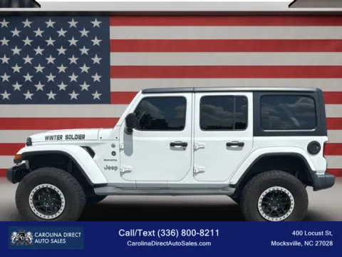 White 2018 Jeep Wrangler Unlimited All New Sahara Sport Utility 4D for sale in Mocksville, NC
