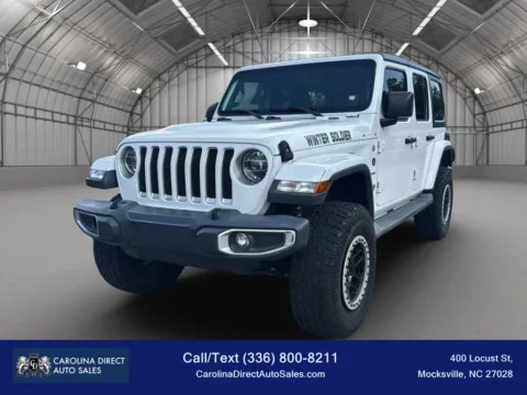 White 2018 Jeep Wrangler Unlimited All New Sahara Sport Utility 4D for sale in Mocksville, NC