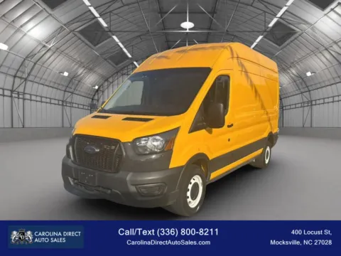 Yellow 2021 Ford Transit 250 Cargo Van High Roof Van 3D for sale in Mocksville, NC