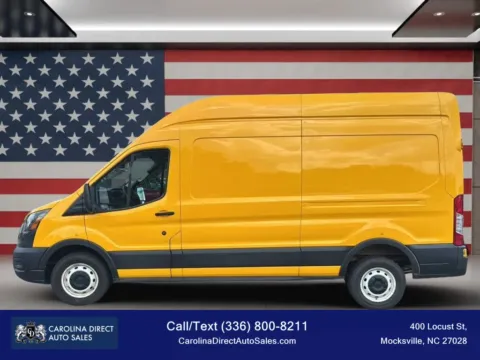 Yellow 2021 Ford Transit 250 Cargo Van High Roof Van 3D for sale in Mocksville, NC