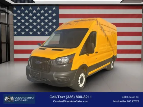 Yellow 2021 Ford Transit 250 Cargo Van High Roof Van 3D for sale in Mocksville, NC