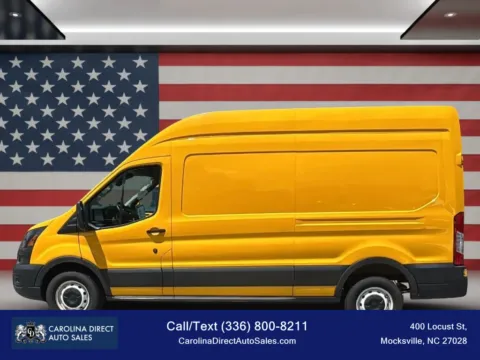 Yellow 2021 Ford Transit 250 Cargo Van High Roof Van 3D for sale in Mocksville, NC