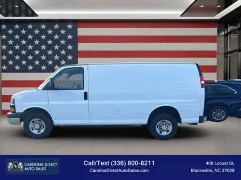 White 2023 Chevrolet Express 2500 Cargo Regular Van 3D for sale in Mocksville, NC