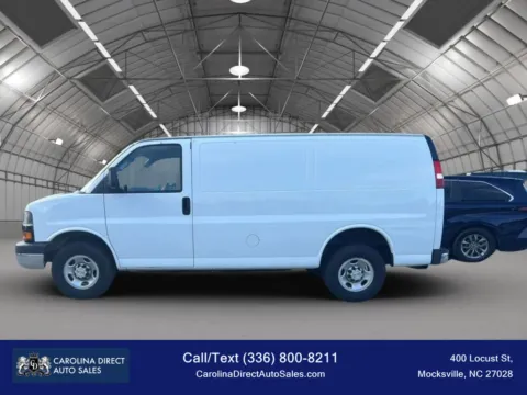 White 2023 Chevrolet Express 2500 Cargo Regular Van 3D for sale in Mocksville, NC