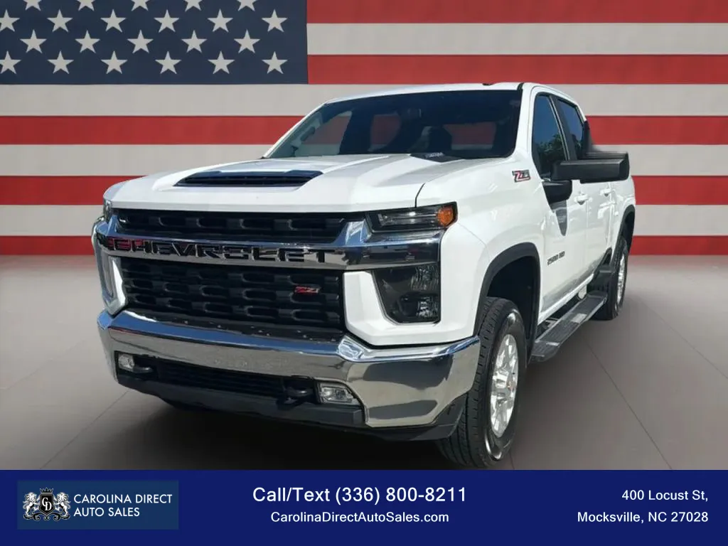 White 2023 Chevrolet Silverado 2500 HD Crew Cab LT Pickup 4D 6 1/2 ft for sale in Mocksville, NC