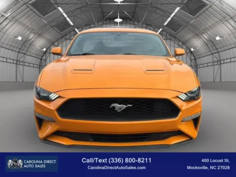 Photos of 2018 Ford Mustang EcoBoost Coupe 2D for sale in Mocksville, NC at Carolina Direct Auto Sales