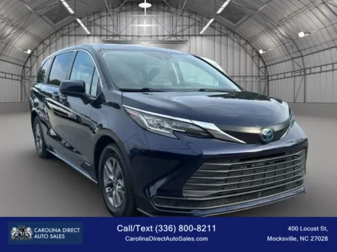 Another view of 2021 Toyota Sienna LE Minivan 4D for sale in Mocksville, NC at Carolina Direct Auto Sales