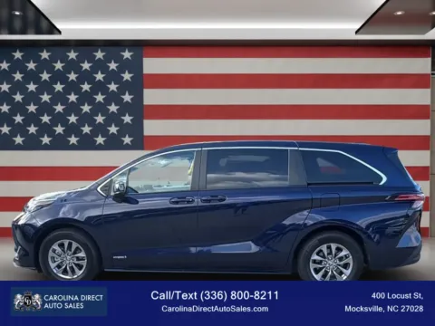 Blue 2021 Toyota Sienna LE Minivan 4D for sale in Mocksville, NC