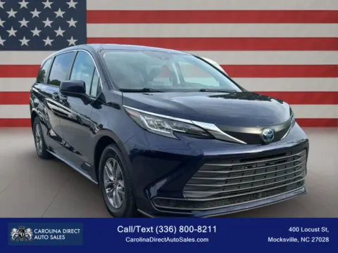 Another view of 2021 Toyota Sienna LE Minivan 4D for sale in Mocksville, NC at Carolina Direct Auto Sales